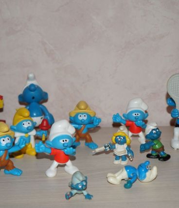 lot de 15 schtroumpfs