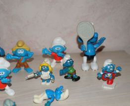 lot de 15 schtroumpfs