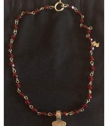 Pendentif et collier Agatha vintage