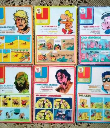 Lot de 20 magazines de BD "Junior" 1974
