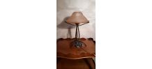 petite lampe fer forge 1920