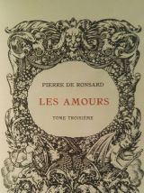 Les Amours, Pierre de Ronsard, Édt d'Art H. Piazza 1926