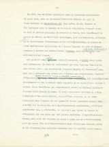 Tapuscrit signé corrections autographes "Abwehr et Gestapo" 