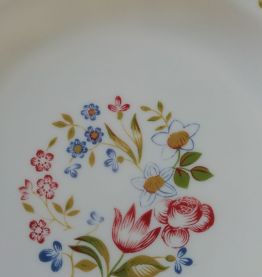 plat rond Arcopal fleurs