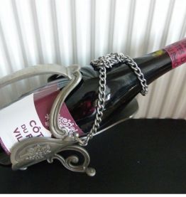 PORTE BOUTEILLE ANCIEN EN ETAIN