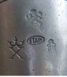 PORTE BOUTEILLE ANCIEN EN ETAIN
