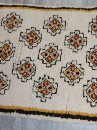 Tapis Berbère Beni Ouarain  fait à la main 100% Laine