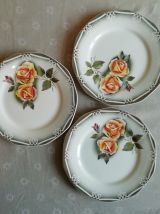 Six assiettes Odile