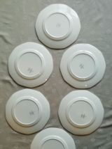 Six assiettes Odile