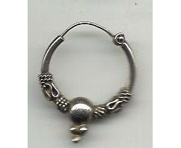 Anneau Vintage d’oreilles en Argent massif