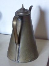 Cafetiere en cuivre ancienne art deco, collector