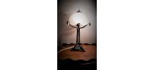  LAMPE ART DECO EN FER FORGe style