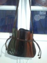 Sac vintage en cuir Claude Gérard