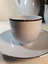 Service moderniste Epiag thé ou café bleu pâle