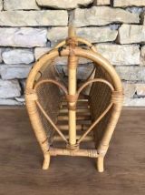 Porte revue en Bambou vintage année 1960