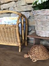 Porte revue en Bambou vintage année 1960