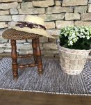 Tabouret vintage année 60 en bois