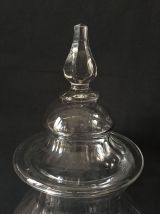 POTS D'APOTHICAIRE ANCIEN EN VERRE SOUFFLE 19EME