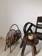 Tabouret de ferme ancien tripode