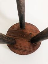 Tabouret de ferme ancien tripode