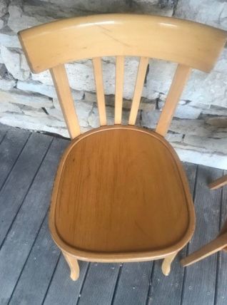 chaises  Baumann  bistrot bois 