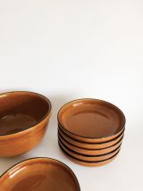 Lot 6 assiettes et saladier