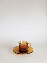 Service à café 6 personnes vereco duralex ambre