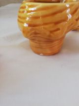 Sel et poivre + pot moutarde vintage poisson coquillage