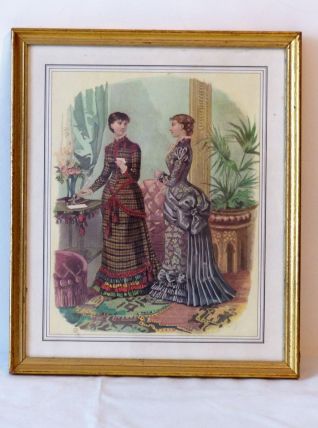 Tableau gravure de mode  Anaïs Toudouze