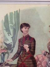 Tableau gravure de mode  Anaïs Toudouze