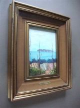 Tableau bord de mer années 50