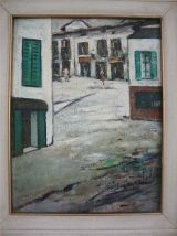 Tableau ancien village italien
