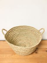 Grand panier rangement tressé
