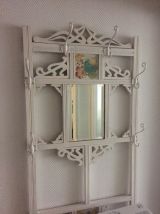 porte-manteaux vestiaire mural vintage