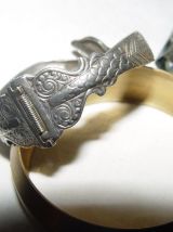 Bracelet ancien ethnique serpent