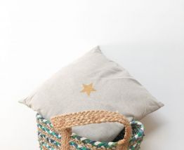 Panier de rangement en jute 