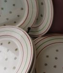 10  assiettes à dessert Vintage