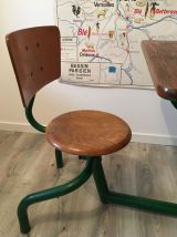 Pupitre bureau d’écolier ancien