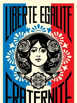 Liberté Egalité Fraternité - Shepard Fairey