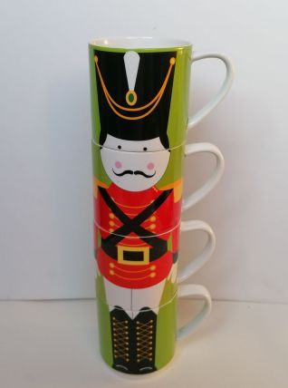 4 mugs Maxwell et Williams grenadiers