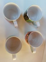 4 mugs Maxwell et Williams grenadiers