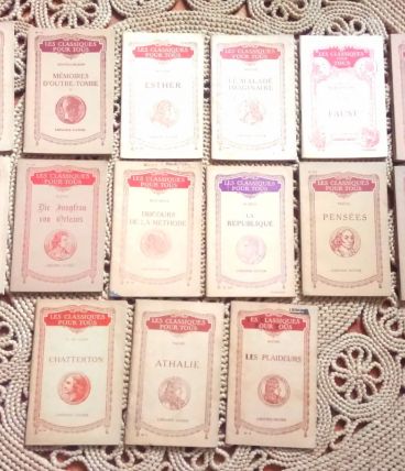 Lot de 15 "Les classiques pour tous" Librairie Hatier
