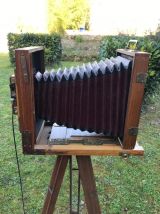 Appareil à photo à soufflet de 1890
