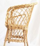 Fauteuil enfant rotin