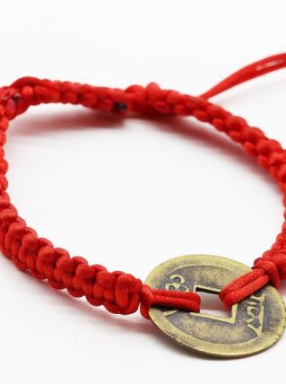 Bracelet porte bonheur rouge