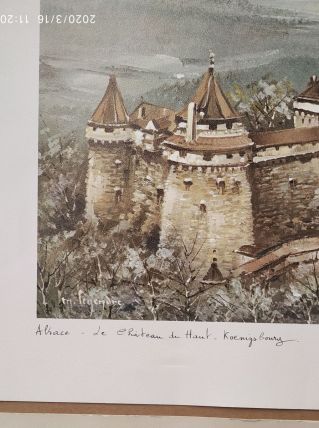 Lithographie de Maurice Legendre