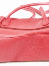 Sac Arthur et Aston en cuir rouge