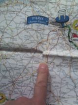 Carte Le Tour de France 1998 Michelin