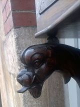 Meuble étagère sculpté