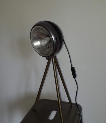 lampe vintage création unique phare de voiture ancienne
